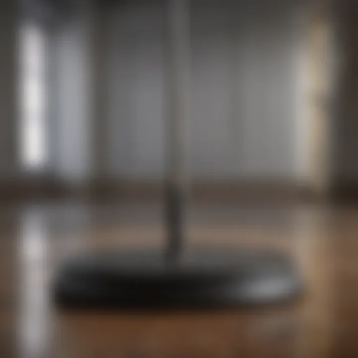 High-quality metal umbrella frame with base