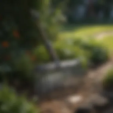 Versatile Performance Metal Garden Rake Metal Garden Rake with Adjustable Head