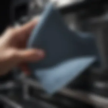 Precision Cleaning with Microfiber Cloth Microfiber cloth for stainless steel cleaning