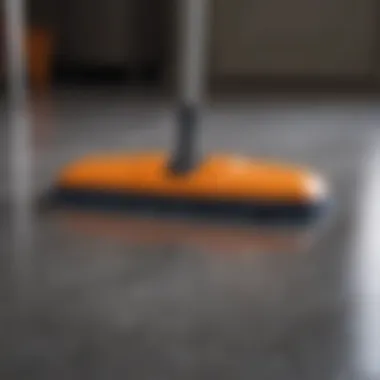 Advanced Cleaning Technology at Work Microfiber Mop in Action