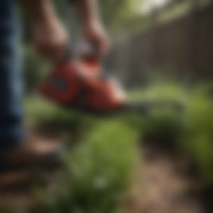 Milwaukee cordless weed eater highlighting precision cutting capabilities