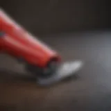 Close-up of Milwaukee rotary cutter showcasing its precision blade.