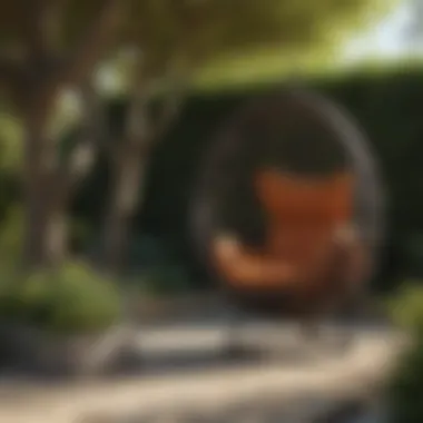 Minimalist Elegance Garden Egg Chair Minimalist Elegance Garden Egg Chair