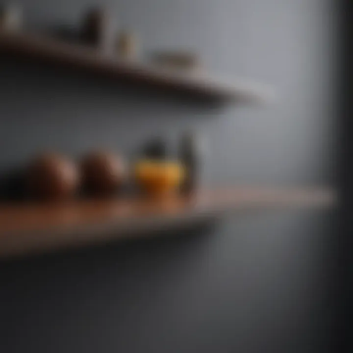 Minimalist Shelf Board Installation