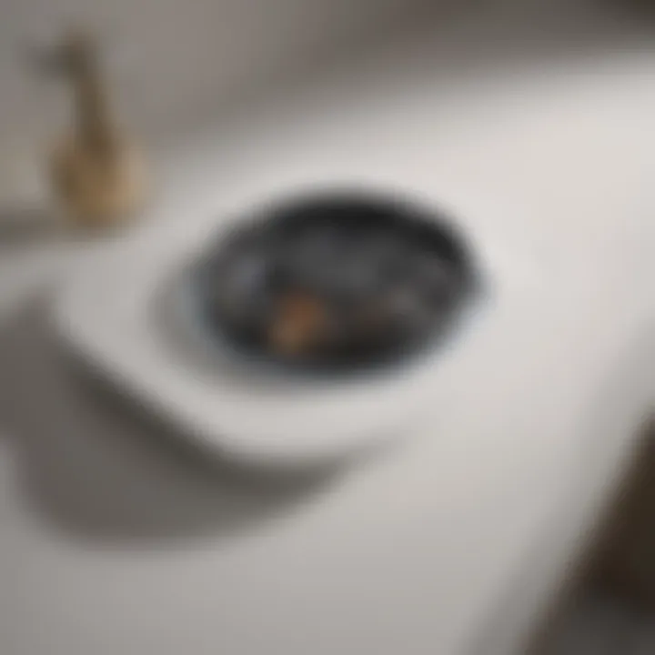 Minimalist white gas stove burner cover on round stove