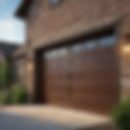 Modern American Eagle Garage Door Design in Evans Co