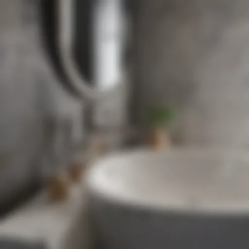 Modern bathroom plumbing design