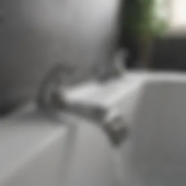 Elegant Modern Bathtub Faucet Handles Modern bathtub faucet handles in sleek design