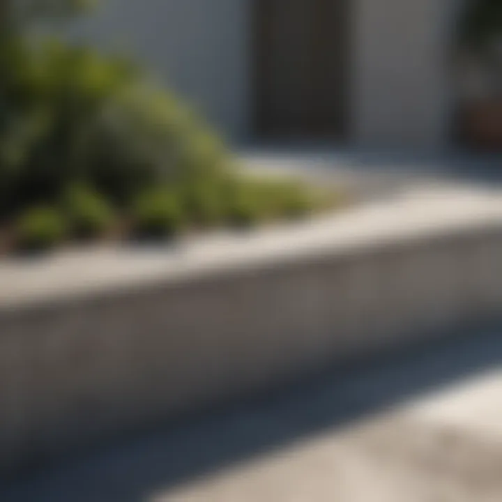 Contemporary Chic: Modern Concrete Edging Styles Modern Concrete Edging Design