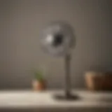 Modern Oscillating Stand Fan with Remote Control