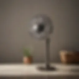 Modern Oscillating Stand Fan with Remote Control