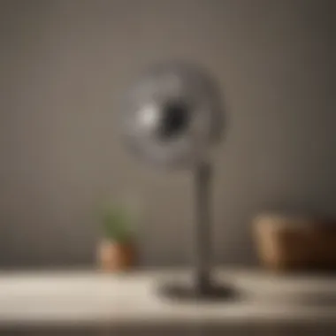 Modern Oscillating Stand Fan with Remote Control