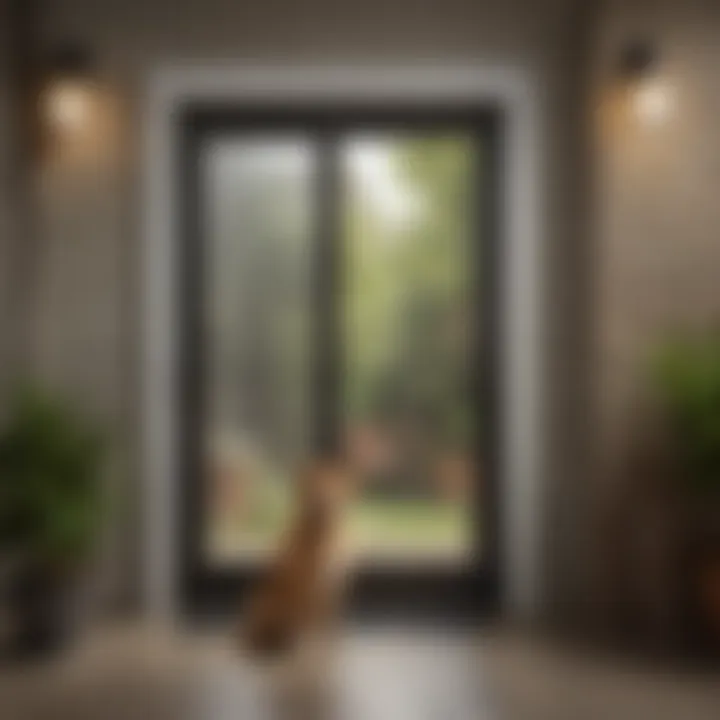 Modern Pet-Friendly 8-Foot Storm Door