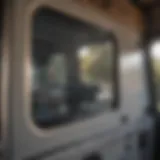 Modern RV crank out window parts design