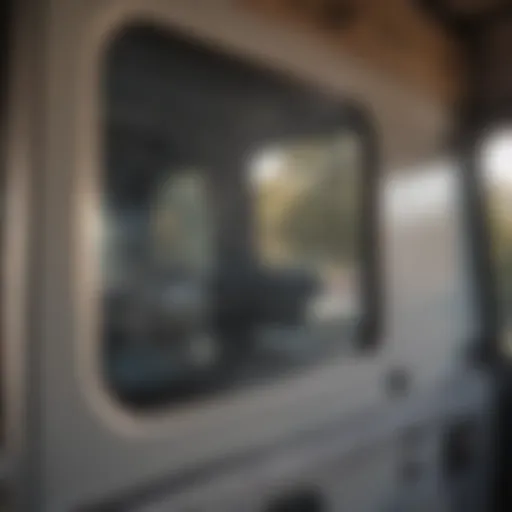 Modern RV crank out window parts design