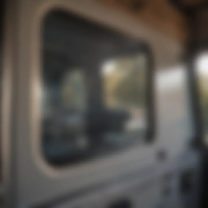 Modern RV crank out window parts design