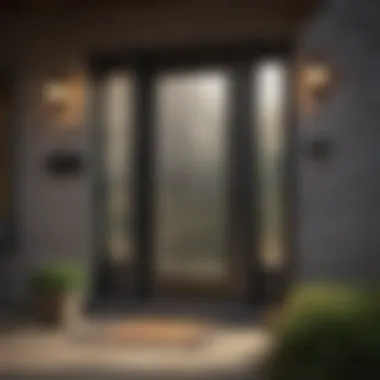 Contemporary Storm Door Style Storm door in a modern setting