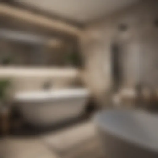 Modern and Sleek Tub Surround Design