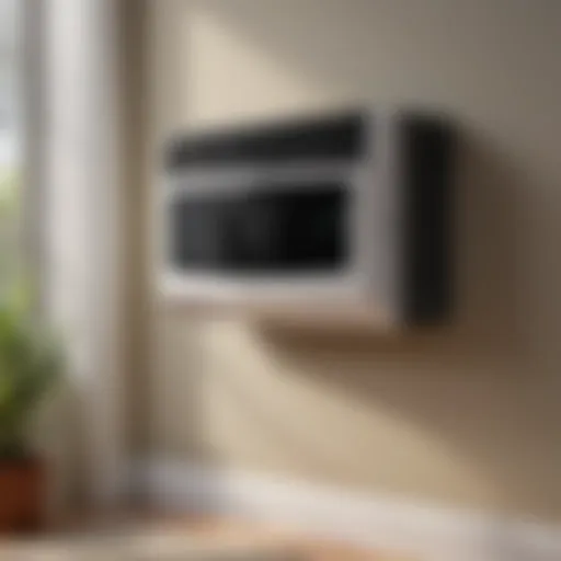 Modern 25,000 BTU window air conditioner with smart technology