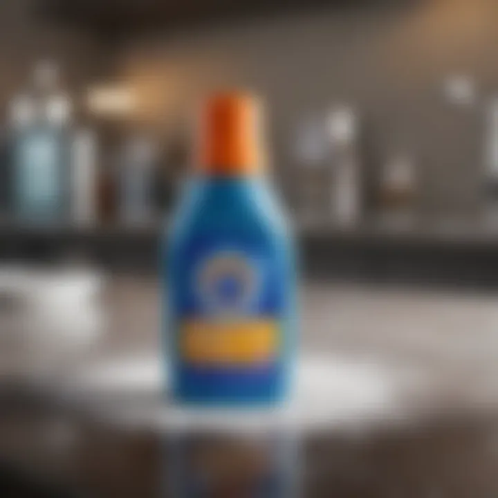 Illustration showing molecular breakdown of odors by Clorox Odor Remover