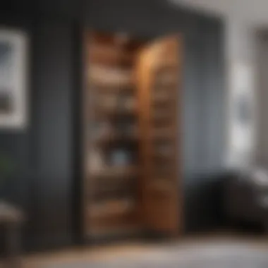 Versatile Storage for Various Settings Multi-Functional Over the Door Storage Cabinet