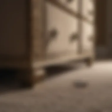 Nail-on Furniture Glide for Carpeted Floors