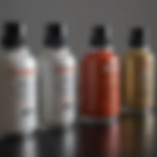 Different types of auto primers displayed in a row
