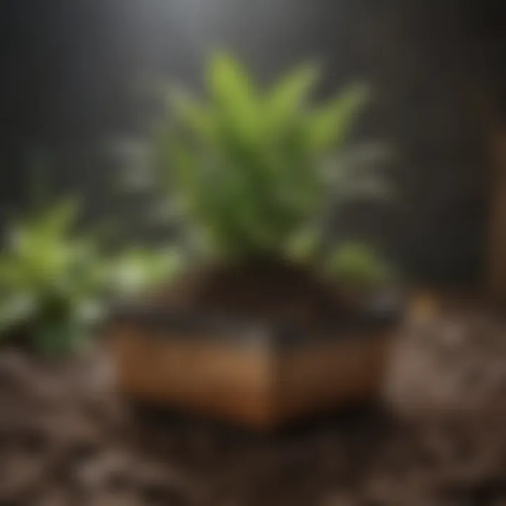 Nutrient-rich Miracle-Gro Potting Soil composition