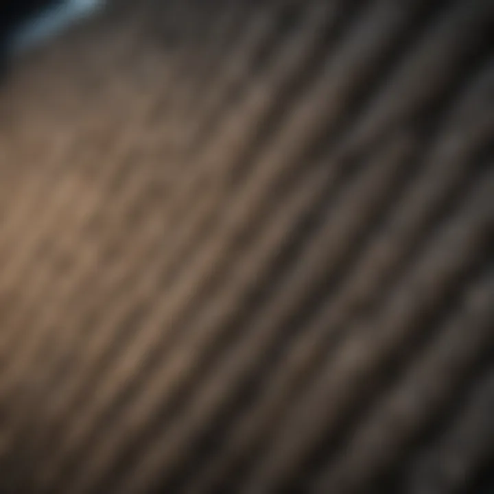 High-efficiency furnace filter capturing dust particles