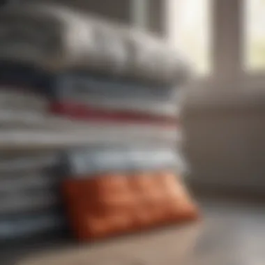 Efficient Blanket Storage with Ziploc Bags Ziploc storage bags efficiently holding various blankets
