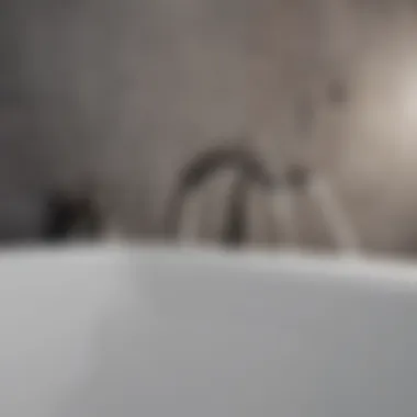 Luxury and Functionality Combined: Bathtub Spout Design Luxurious bathtub spout design in modern bathroom