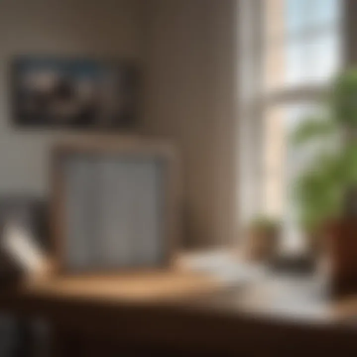 Air filter efficiency in home setting