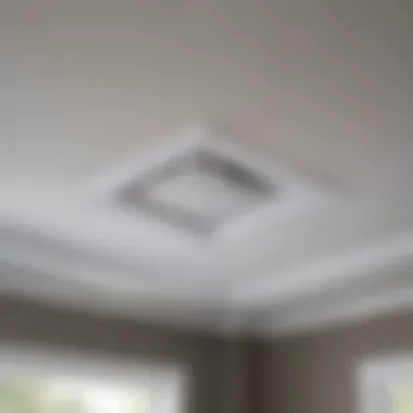 Swamp cooler ceiling vent installation