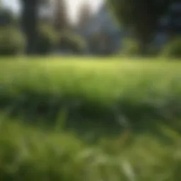 Lush Green Lawn with Pristine Grass