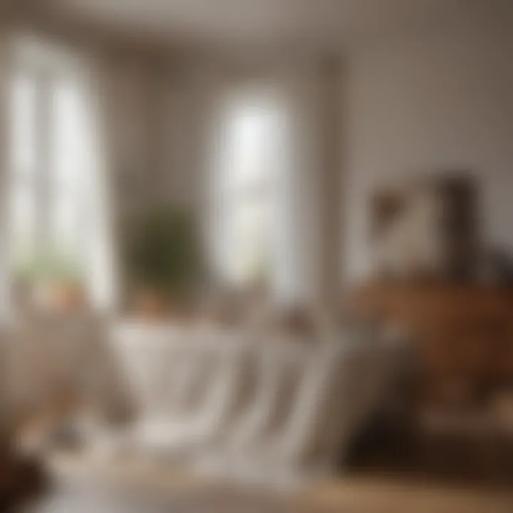 Organized workspace using a thick drop cloth