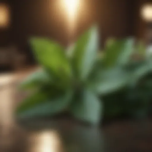 Peppermint leaves