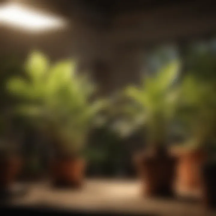 Light Intensity Impact Comparison of plant growth under different light intensities