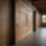 Detailed view of a pole barn sliding door bottom guide installation