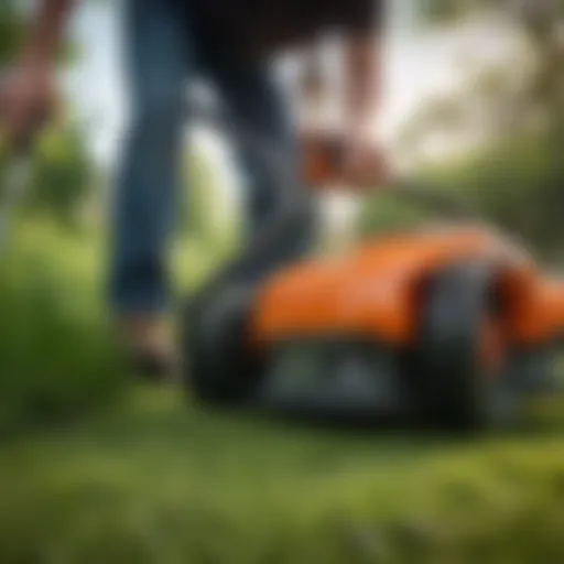 Innovative Cordless Grass Trimmer with Precision Cutting