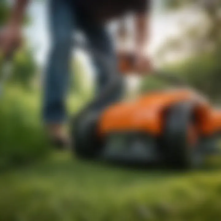 Innovative Cordless Grass Trimmer with Precision Cutting