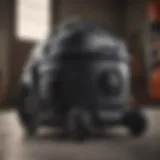 Powerful motor of 2 HP shop vac