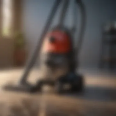 Unmatched Suction Power Wet dry vacuum cleaner showcasing powerful suction capability
