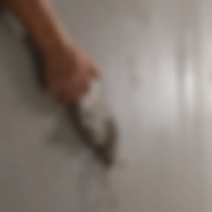 Precision application of mud on drywall