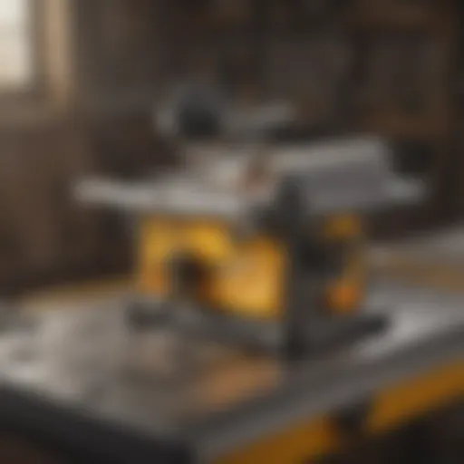 Precision Cutting Mechanism of DeWalt Stationary Table Saw