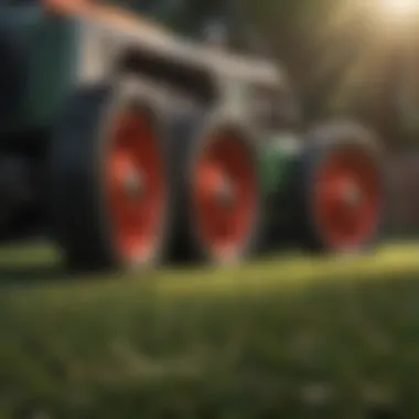 Exquisite Precision Cutting Precision cutting reel lawn mower