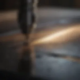 Precision cutting with Rotozip cutting bit