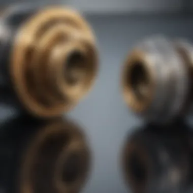 Precision engineered castor insert components