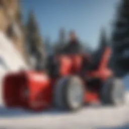 Illustration of precision engineering in Troy Bilt 2100 Snowblower