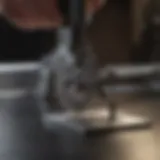 Precision Mini Hacksaw Blade Cutting Mechanism