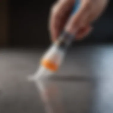 Precision nozzle adhesive caulk